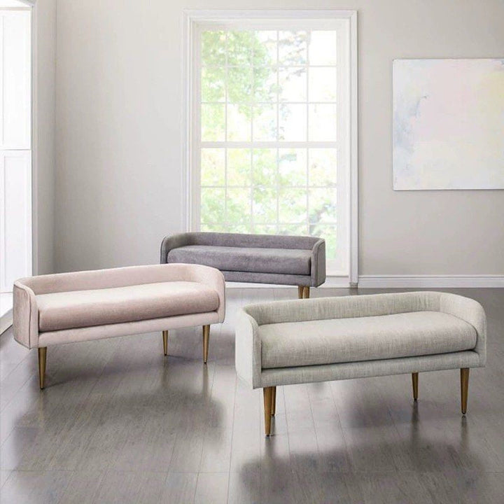 GENEVIEVE Classic Ottoman Bench - Radical Homes Singapore