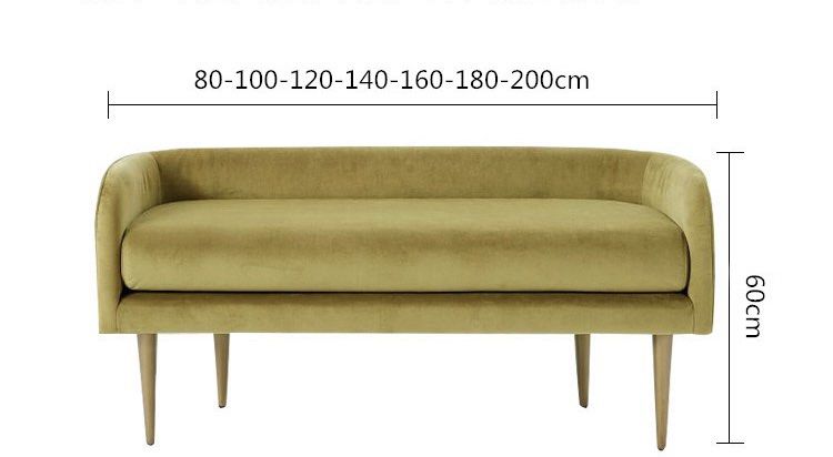 GENEVIEVE Classic Ottoman Bench - Radical Homes Singapore