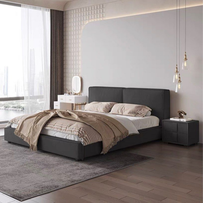VOLIANO Modern Fabric Bedframe - Radical Homes Singapore