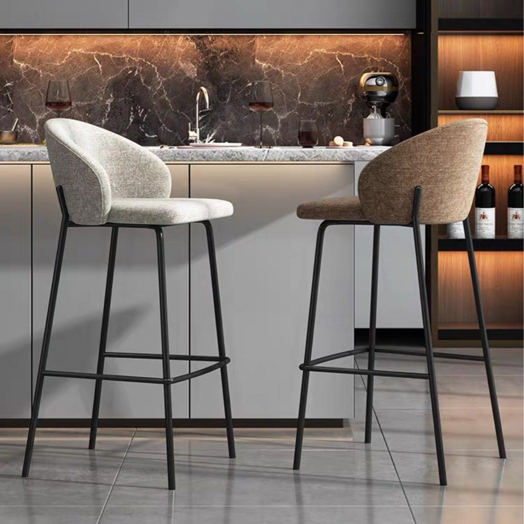 REZEN Modern Fabric Bar Stool - Radical Homes Singapore