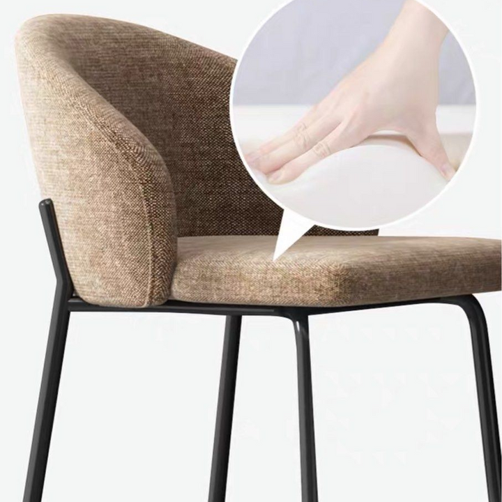 REZEN Modern Fabric Bar Stool - Radical Homes Singapore