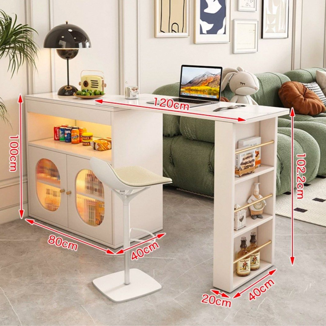 KERMAN Modern Bar Table Cabinet - Radical Homes Singapore