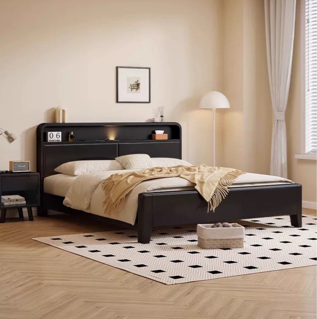 ELOVI Modern LED Bedframe - Cassa Haus Singapore