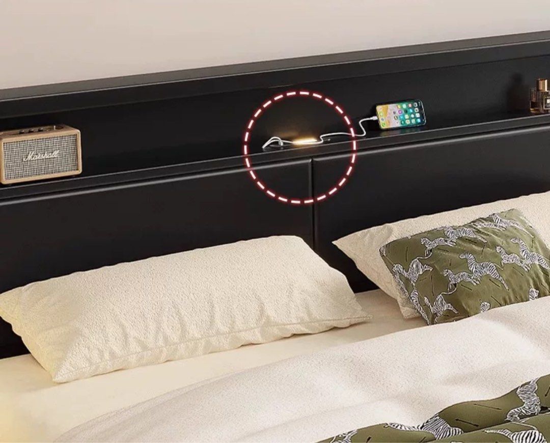 ELOVI Modern LED Bedframe - Cassa Haus Singapore
