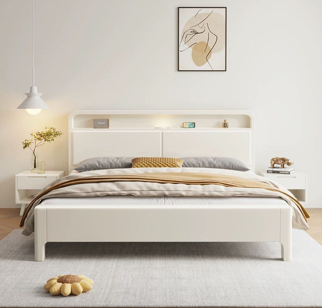 ELOVI Modern LED Bedframe - Cassa Haus Singapore