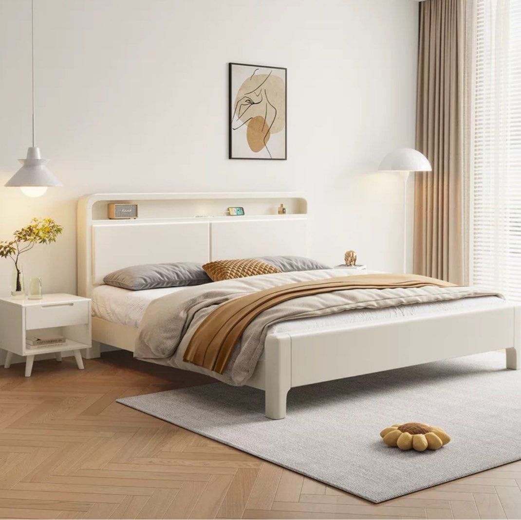 ELOVI Modern LED Bedframe - Cassa Haus Singapore