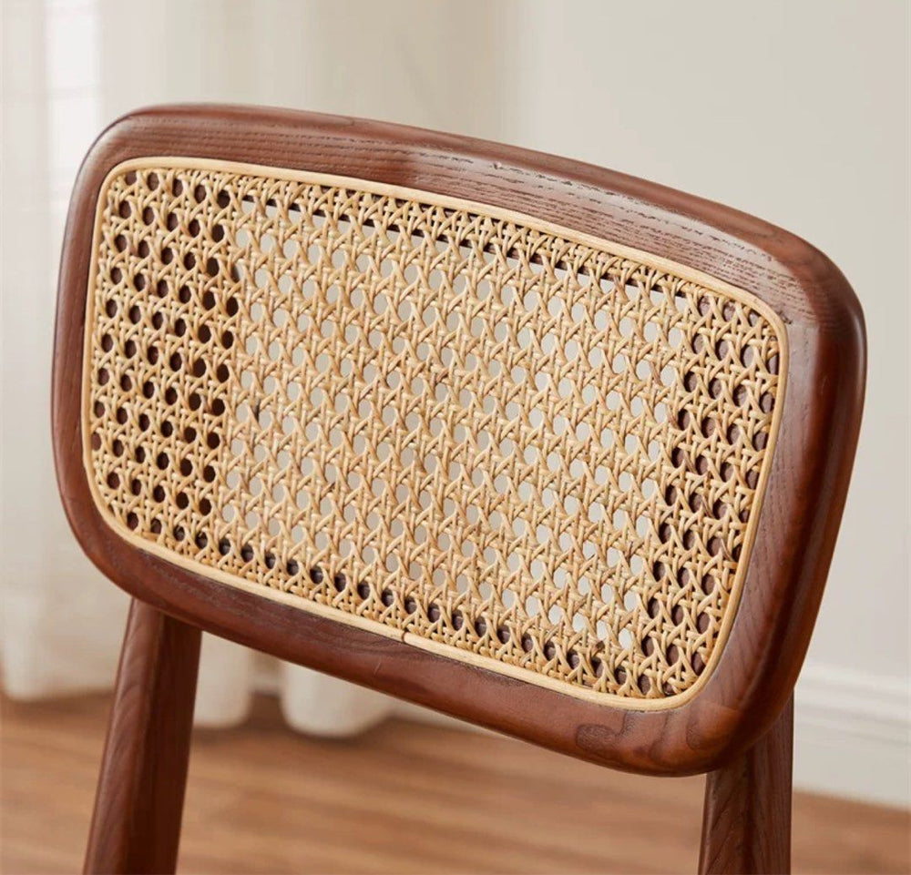 VERDIN Rustic Rattan Dining Chair - Radical Homes Singapore