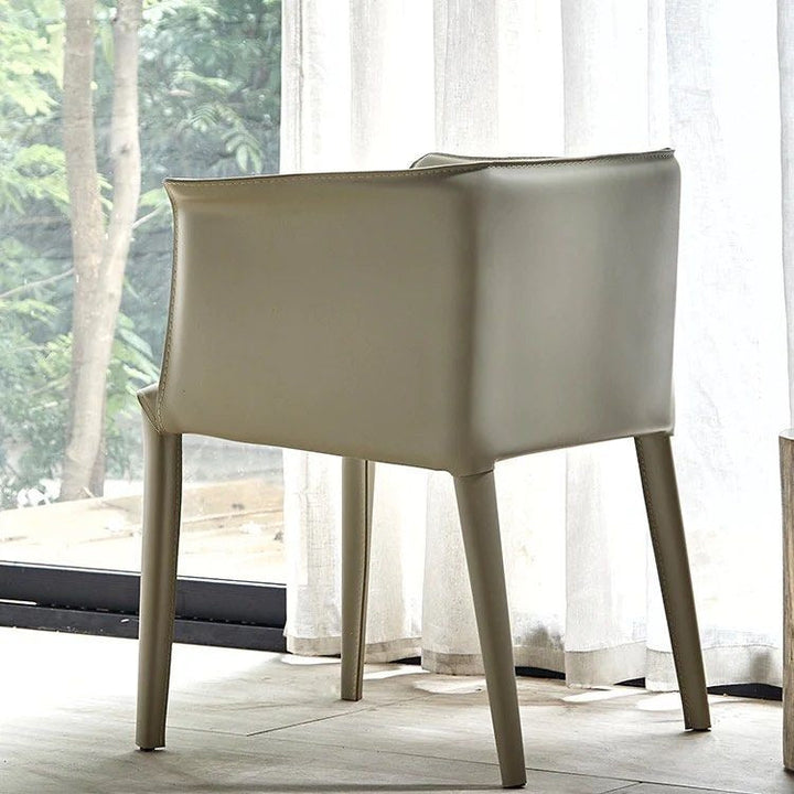 LENNOX Faux Leather Armchair (Set of 2) - Radical Homes Singapore