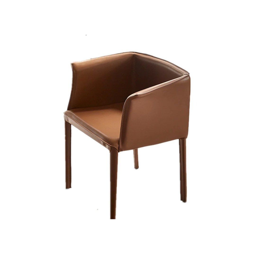LENNOX Faux Leather Armchair (Set of 2) - Radical Homes Singapore