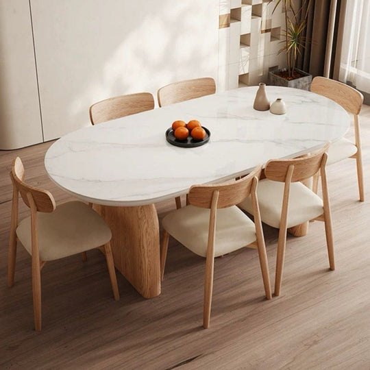NAKORI Japandi Sintered Stone Dining Table - Cassa Haus Singapore