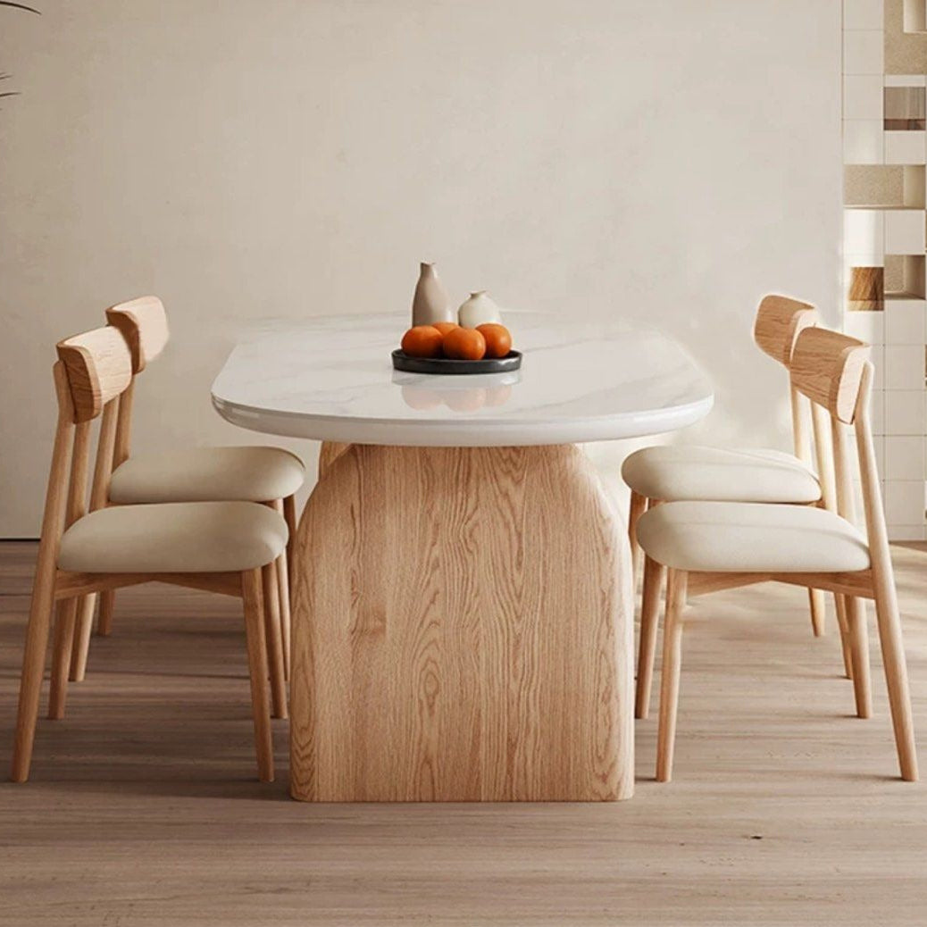NAKORI Japandi Sintered Stone Dining Table - Cassa Haus Singapore
