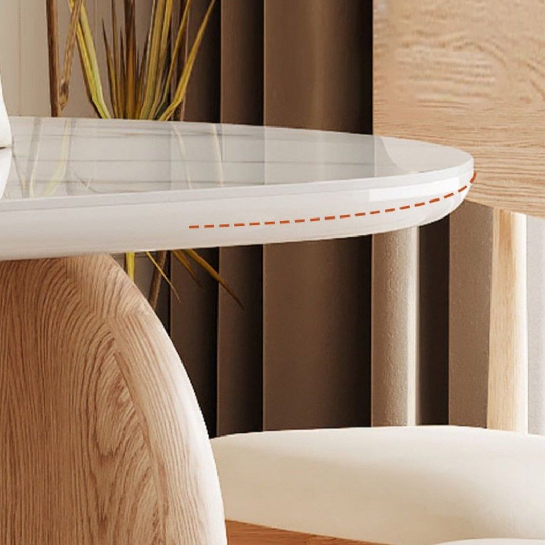 NAKORI Japandi Sintered Stone Dining Table - Cassa Haus Singapore