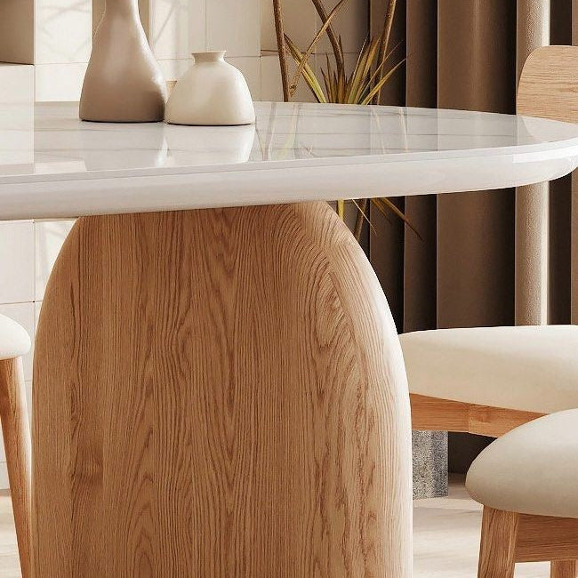NAKORI Japandi Sintered Stone Dining Table - Cassa Haus Singapore