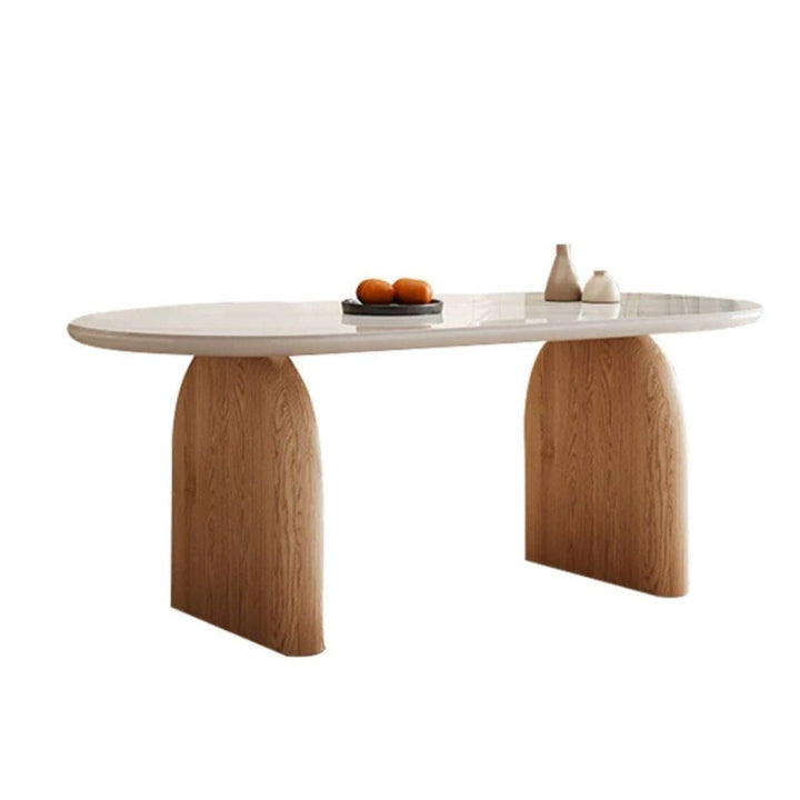 NAKORI Japandi Sintered Stone Dining Table - Cassa Haus Singapore