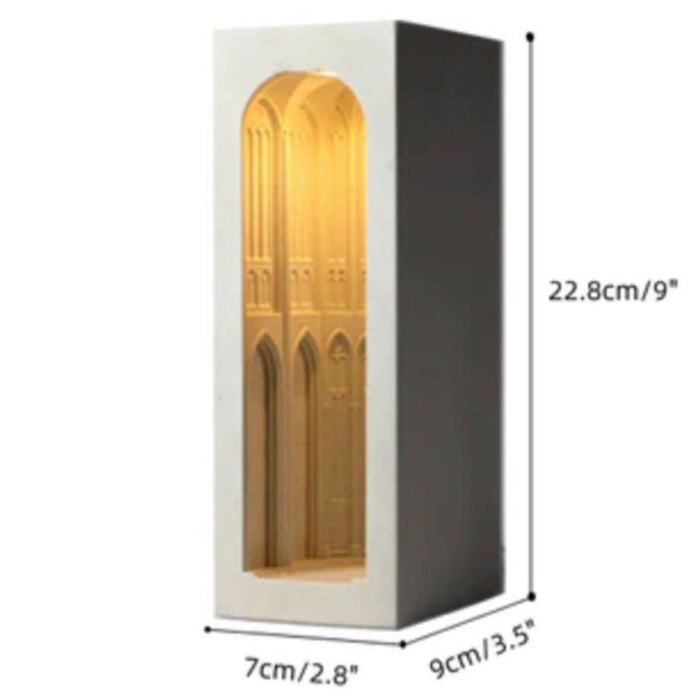 WALKER Cathedral Concrete Night Light - Radical Homes Singapore