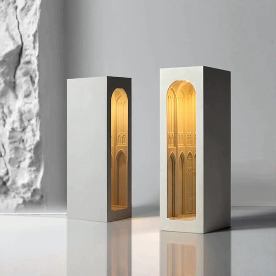 ELYSIAN Cathedral Concrete Night Light - Cassa Haus Singapore