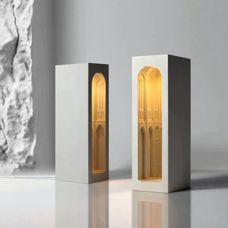 WALKER Cathedral Concrete Night Light - Radical Homes Singapore