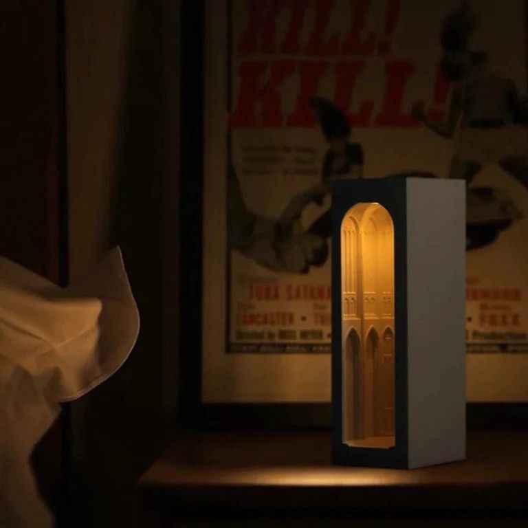 WALKER Cathedral Concrete Night Light - Radical Homes Singapore