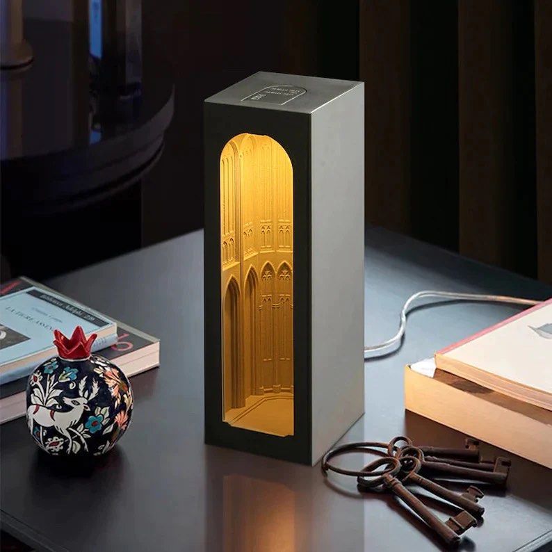 WALKER Cathedral Concrete Night Light - Radical Homes Singapore
