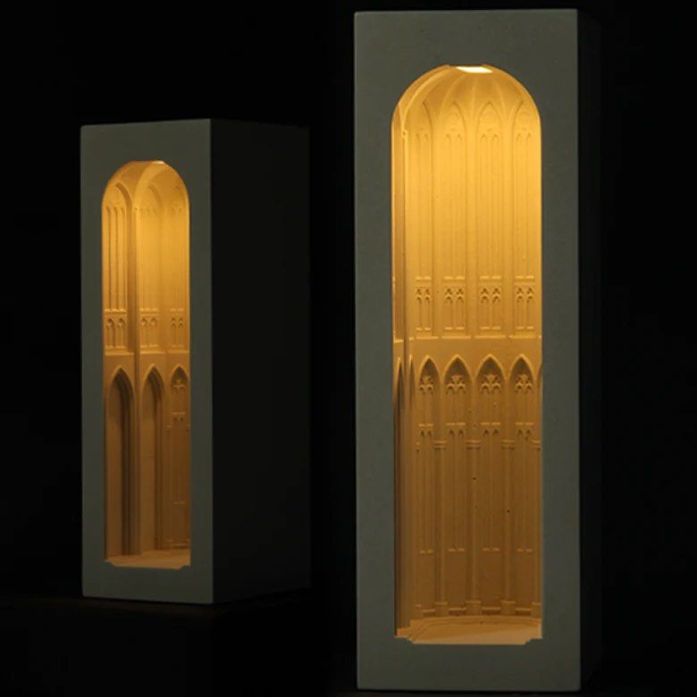WALKER Cathedral Concrete Night Light - Radical Homes Singapore
