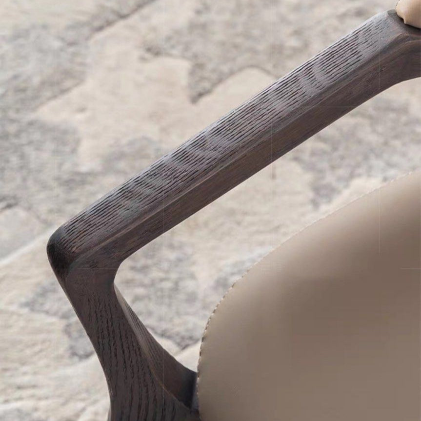 VALERION Modern Leather Dining Chair - Cassa Haus Singapore