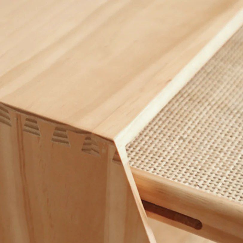 WINSEN Rattan Drawer Nightstand - Radical Homes Singapore