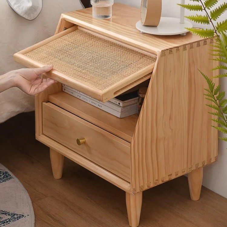 WINSEN Rattan Drawer Nightstand - Radical Homes Singapore