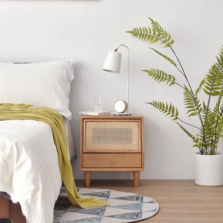WINSEN Rattan Drawer Nightstand - Radical Homes Singapore