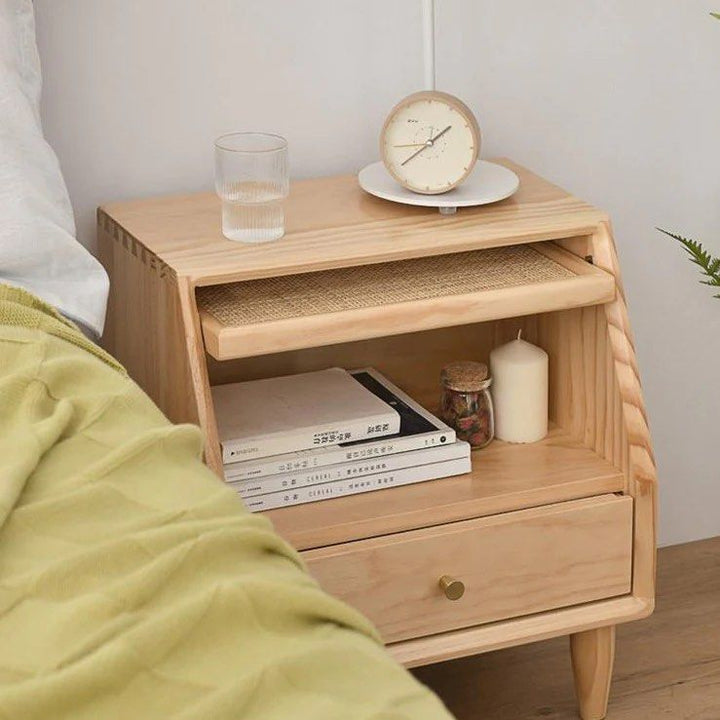 WINSEN Rattan Drawer Nightstand - Radical Homes Singapore