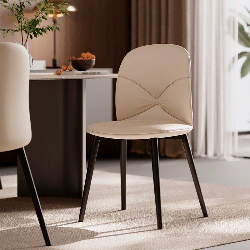 JONES Modern Leather Dining Chair - Radical Homes Singapore