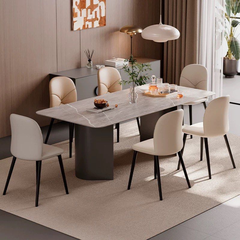 JONES Modern Leather Dining Chair - Radical Homes Singapore