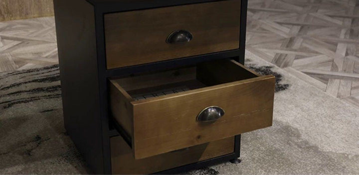 CHAD Rustic Solid Wood Study Desk - Radical Homes Singapore