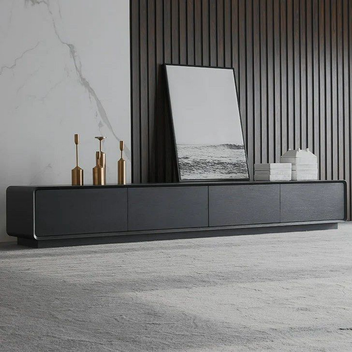 VIVAR Wooden TV Stand - Radical Homes Singapore