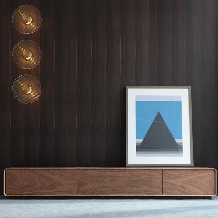 VIVAR Wooden TV Stand - Radical Homes Singapore