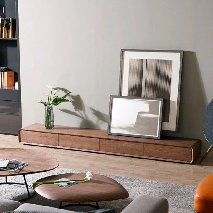 VIVAR Wooden TV Stand - Radical Homes Singapore