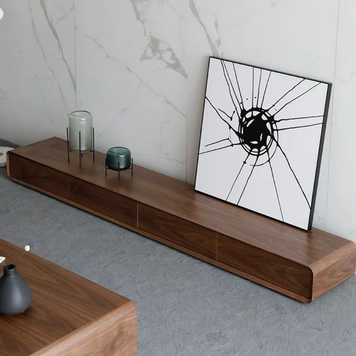 VIVAR Wooden TV Stand - Radical Homes Singapore