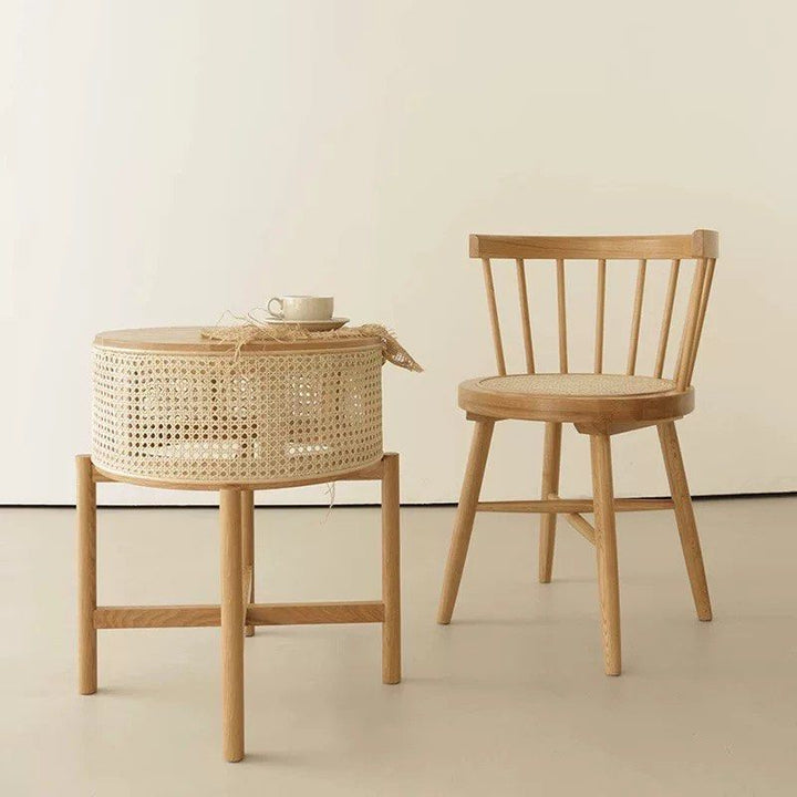 TAYORA Rattan Side Table - Cassa Haus Singapore