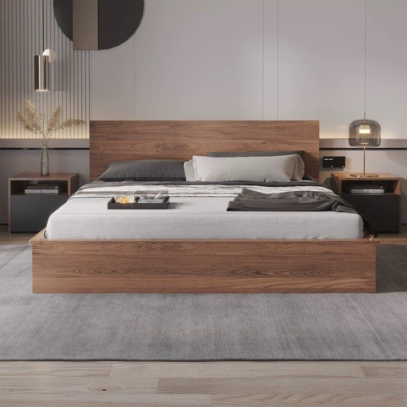 ZAC Japandi Storage Bedframe - Radical Homes Singapore