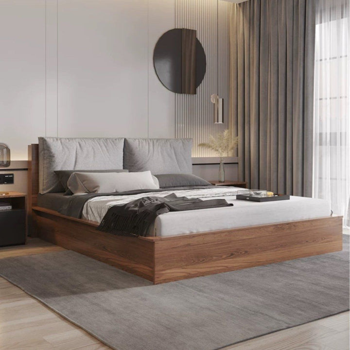 ZAC Japandi Storage Bedframe - Radical Homes Singapore