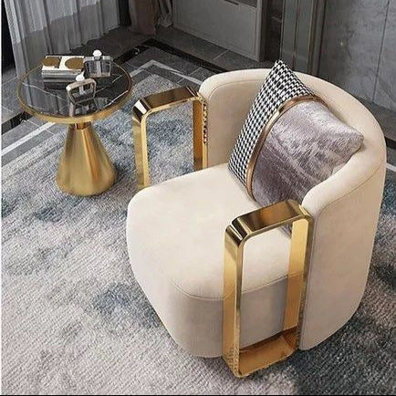 CHARLOTTE Modern Swivel Lounge Chair Armchair - Radical Homes Singapore