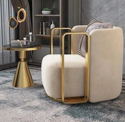 CHARLOTTE Modern Swivel Lounge Chair Armchair - Radical Homes Singapore