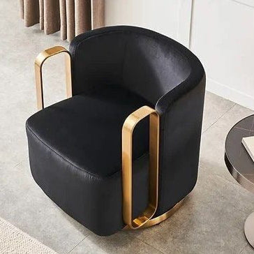 CHARLOTTE Modern Swivel Lounge Chair Armchair - Radical Homes Singapore