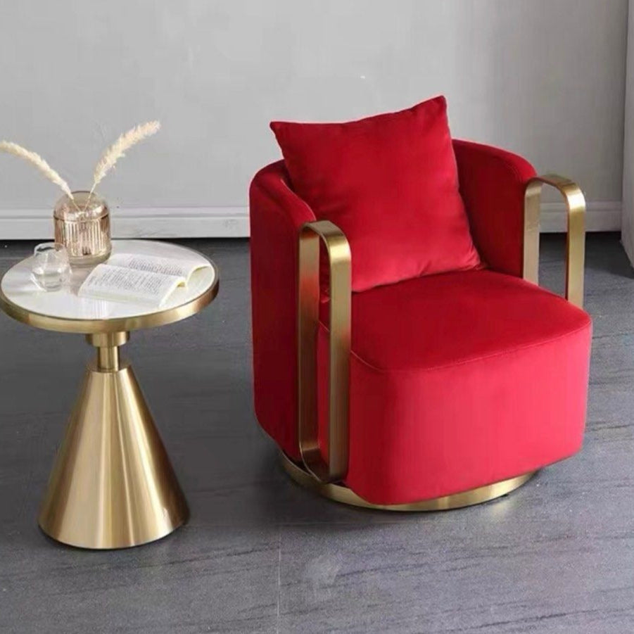 CHARLOTTE Modern Swivel Lounge Chair Armchair - Radical Homes Singapore