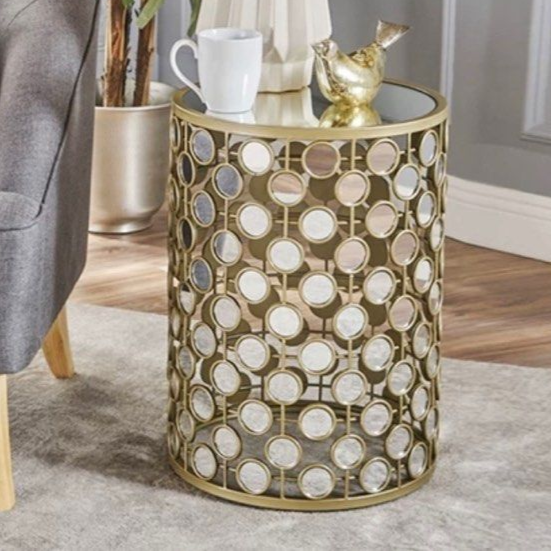 NOLAN Mirrored Side Table - Cassa Haus Singapore