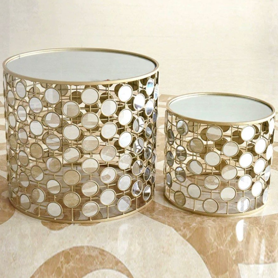 NOLAN Mirrored Side Table - Cassa Haus Singapore