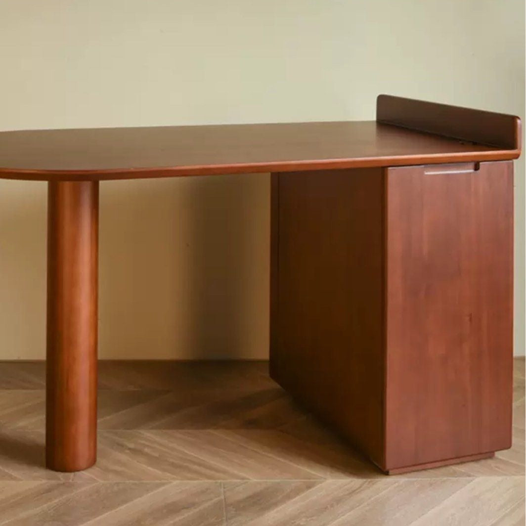 FONSECA Modern Walnut Island Dining Table - Radical Homes Singapore