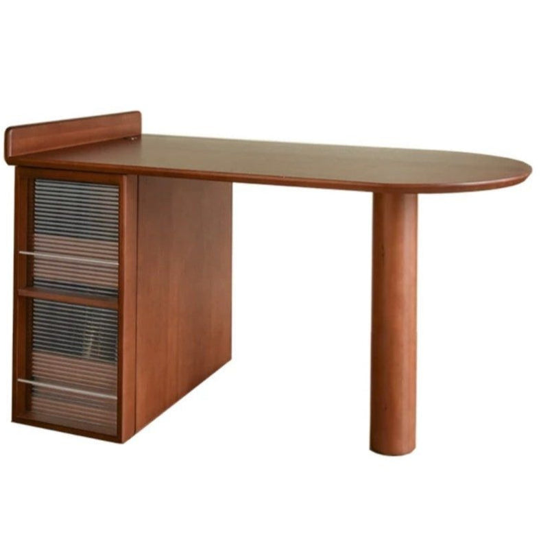 FONSECA Modern Walnut Island Dining Table - Radical Homes Singapore