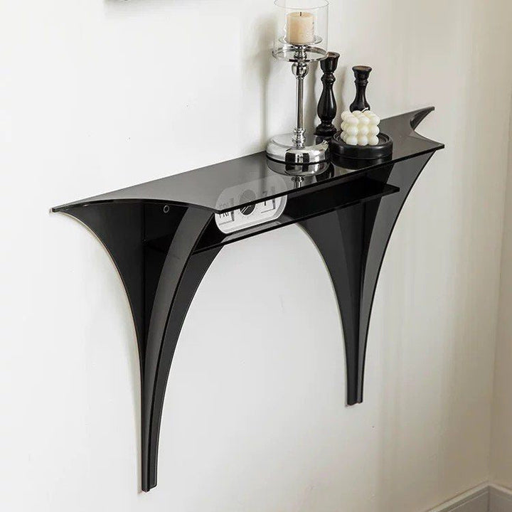 DIGORY Modern Floating Acrylic Console Table - Radical Homes Singapore