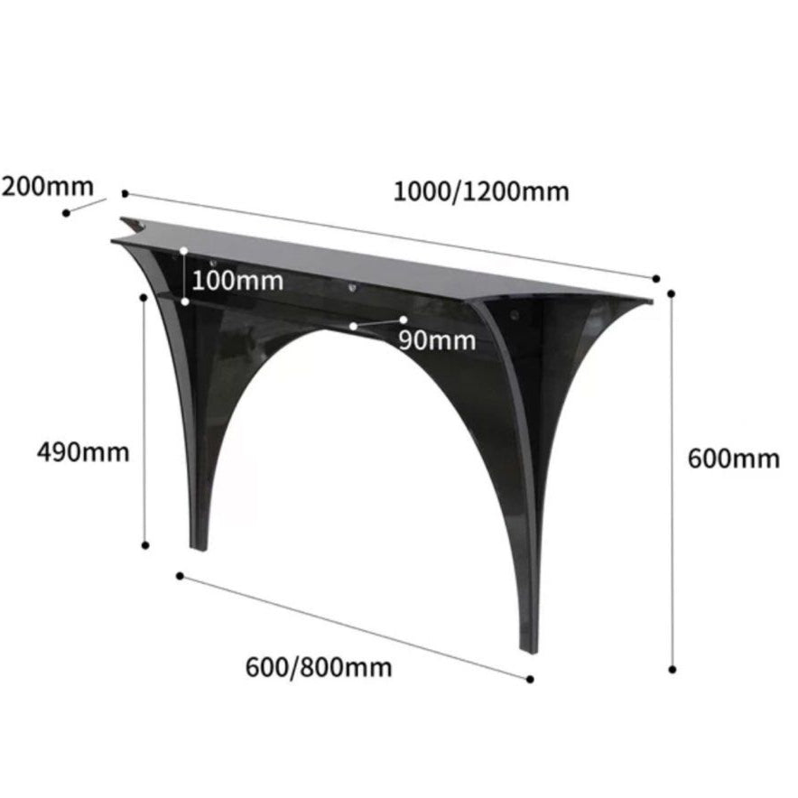 DIGORY Modern Floating Acrylic Console Table - Radical Homes Singapore