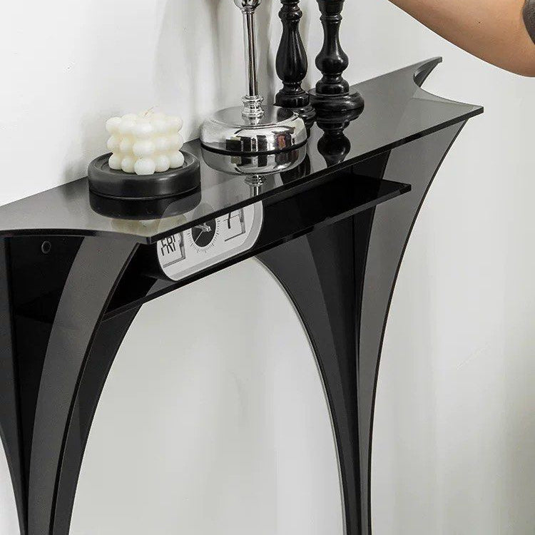 DIGORY Modern Floating Acrylic Console Table - Radical Homes Singapore
